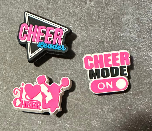 Cheer Mode on shoe charm set