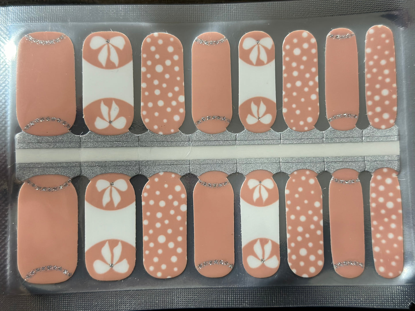 Ballerina Bow Nail Polish Strips