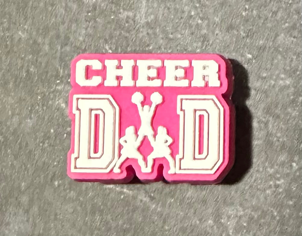 Cheer Dad shoe charm