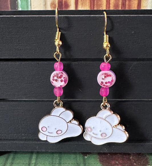Easter Bunny Charm Earrings