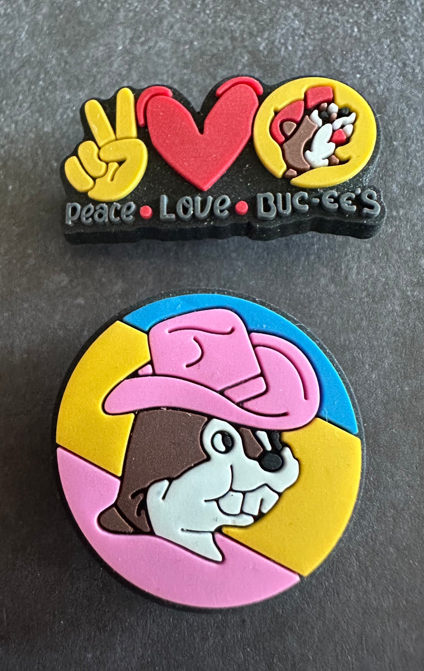 Bucees shoe charm set