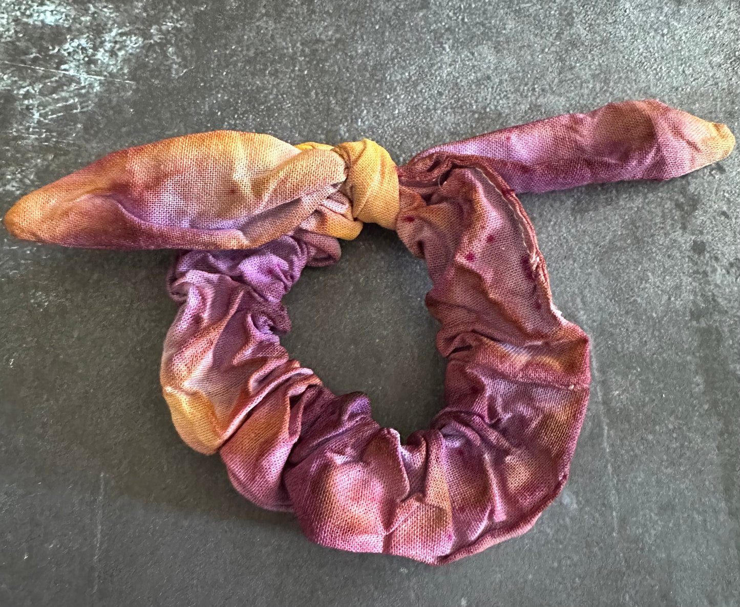 Tie-Dye Bow Scunchy