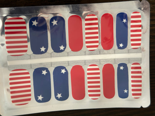 Americana Nail Polish Strips