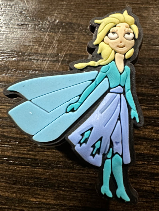 Elsa shoe charm