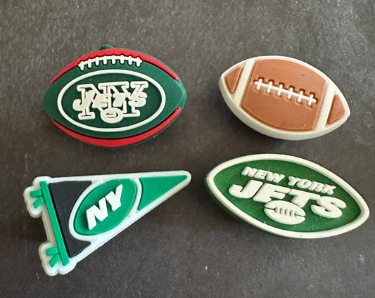 New York Football Shoe charm set