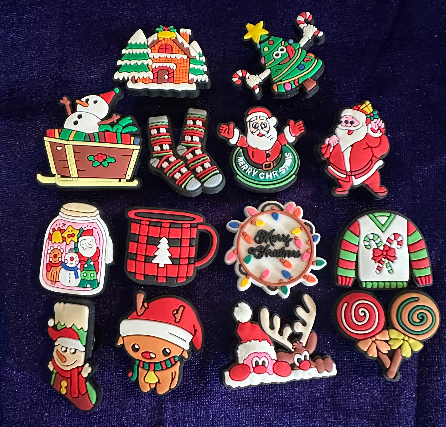 Christmas Shoe Charm set
