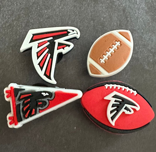 Atlanta Football shoe charm set
