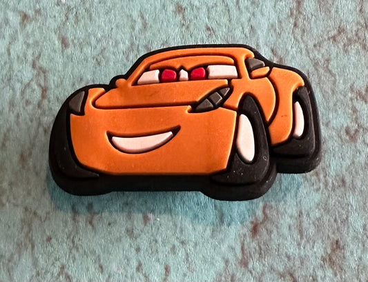 Cars character shoe charm/orange