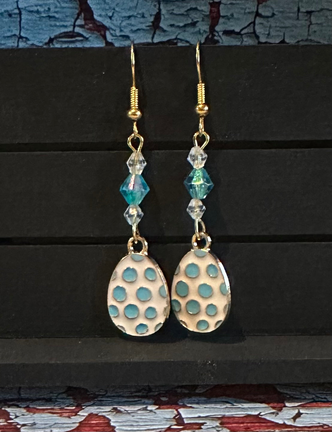 Easter Egg Charm Earrings
