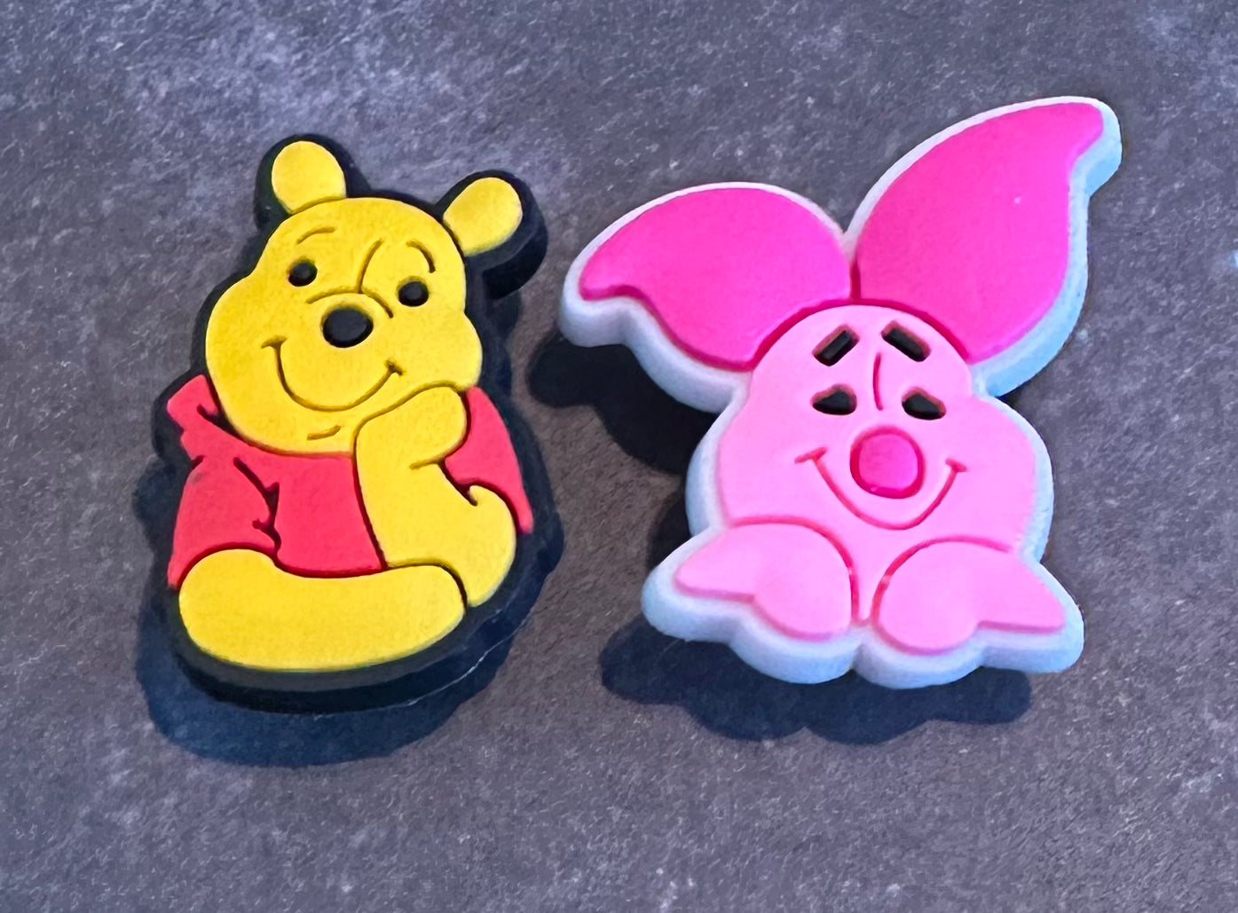 Pooh & Piglet shoe Charm Set
