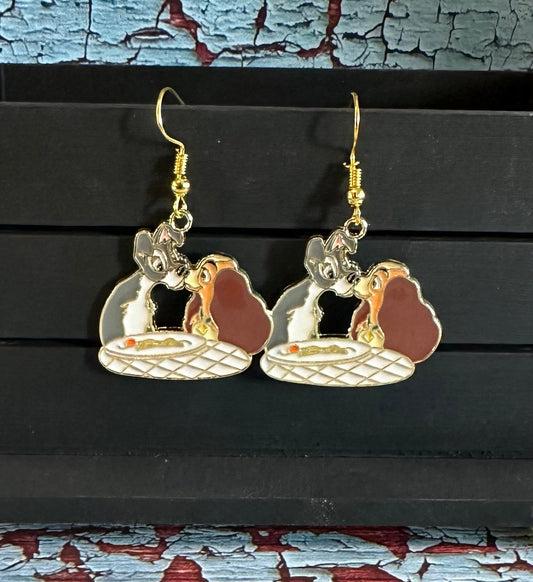Lady~Tramp Charm Earrings