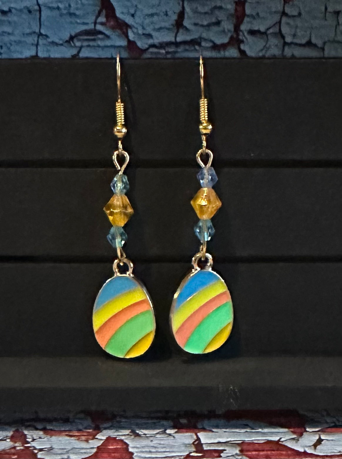 Easter Egg Charm Earrings