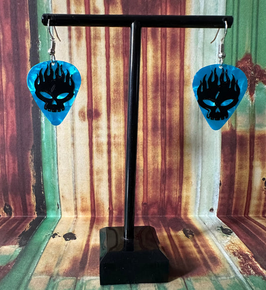 The Offspring Guitar Pick Earrings