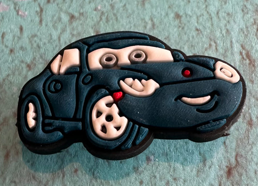 Cars character blue shoe charm