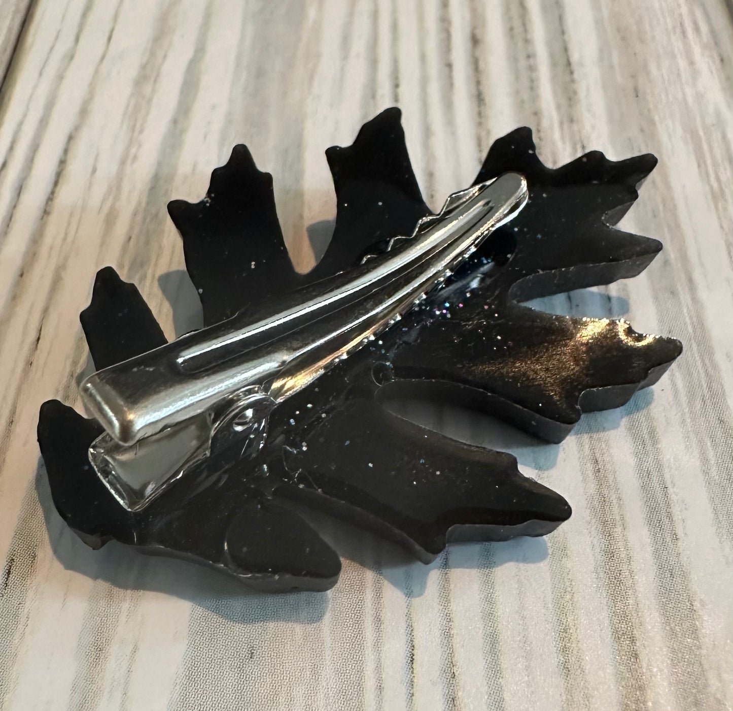 Leaf Resin Hair Clip