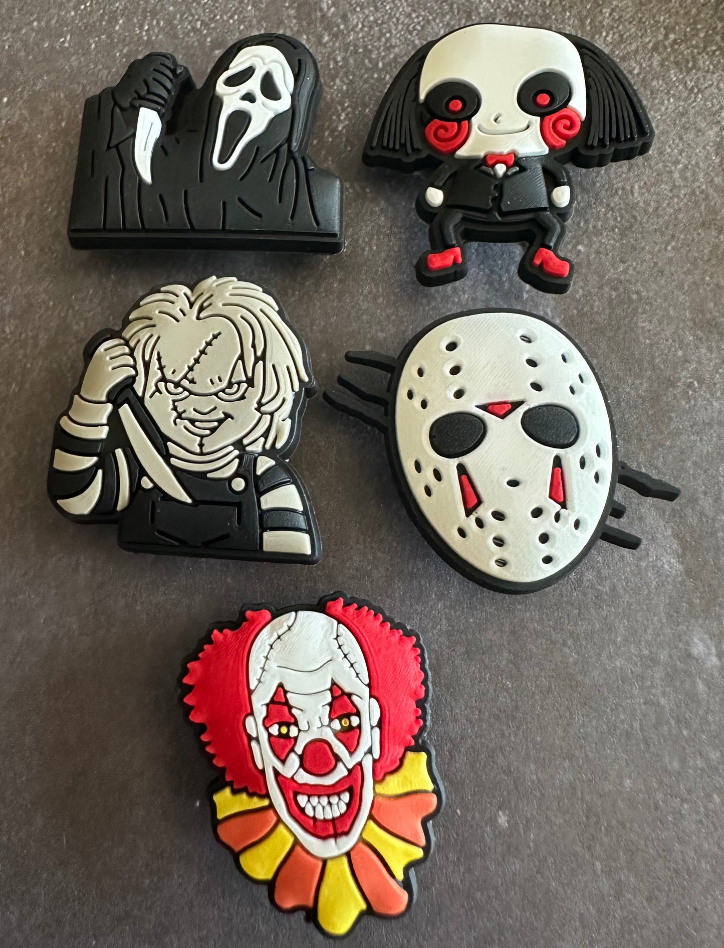 Movie Horror Shoe Charm set