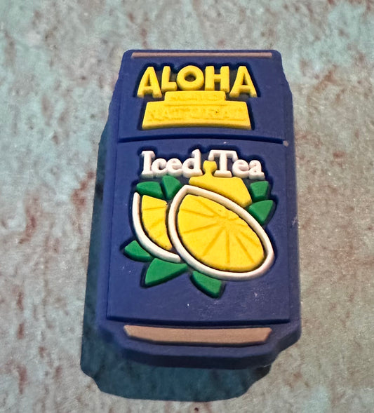 Aloha Iced tea shoe charm