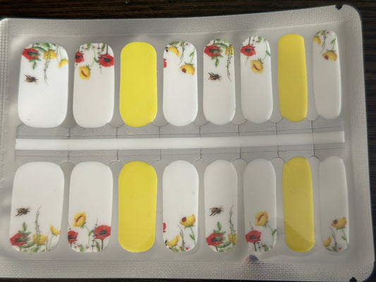 Spring Flowers Nail Polish Strips