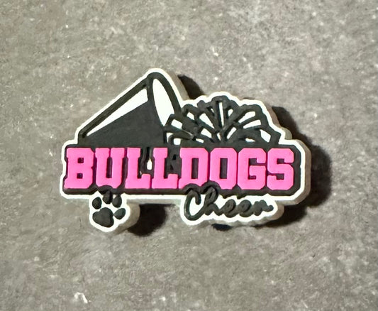 Bulldogs cheer shoe charm