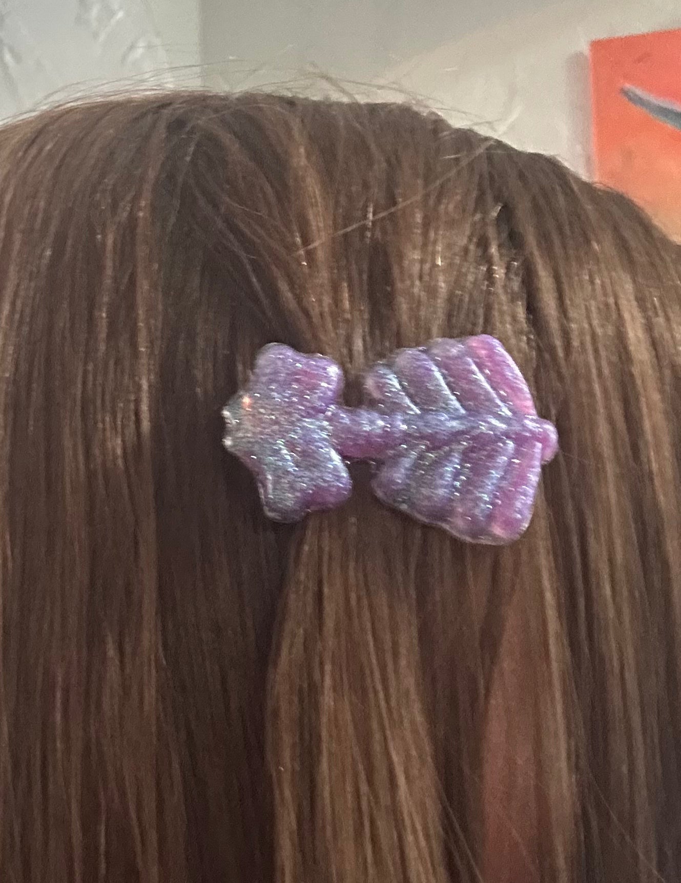 Skeleton torso Resin Hair barrette