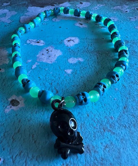 Beaded skull Necklace