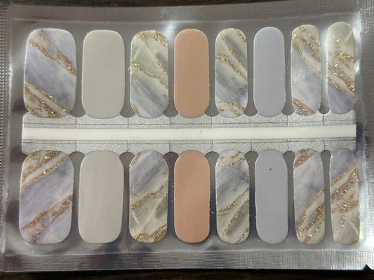 Sparkle Marble Nail Polish Strips