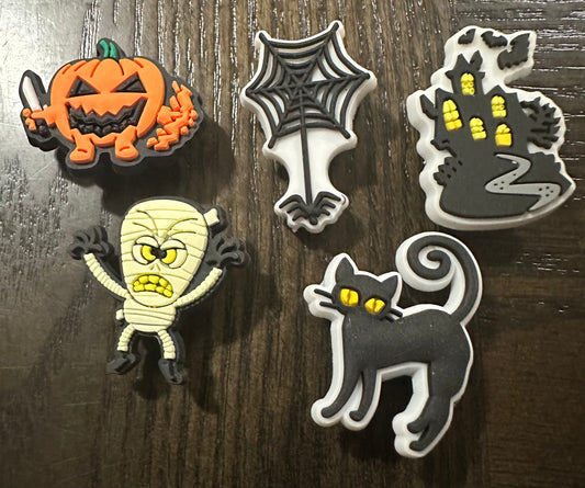 Halloween shoe charm set