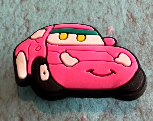 Cars character pink shoe charm