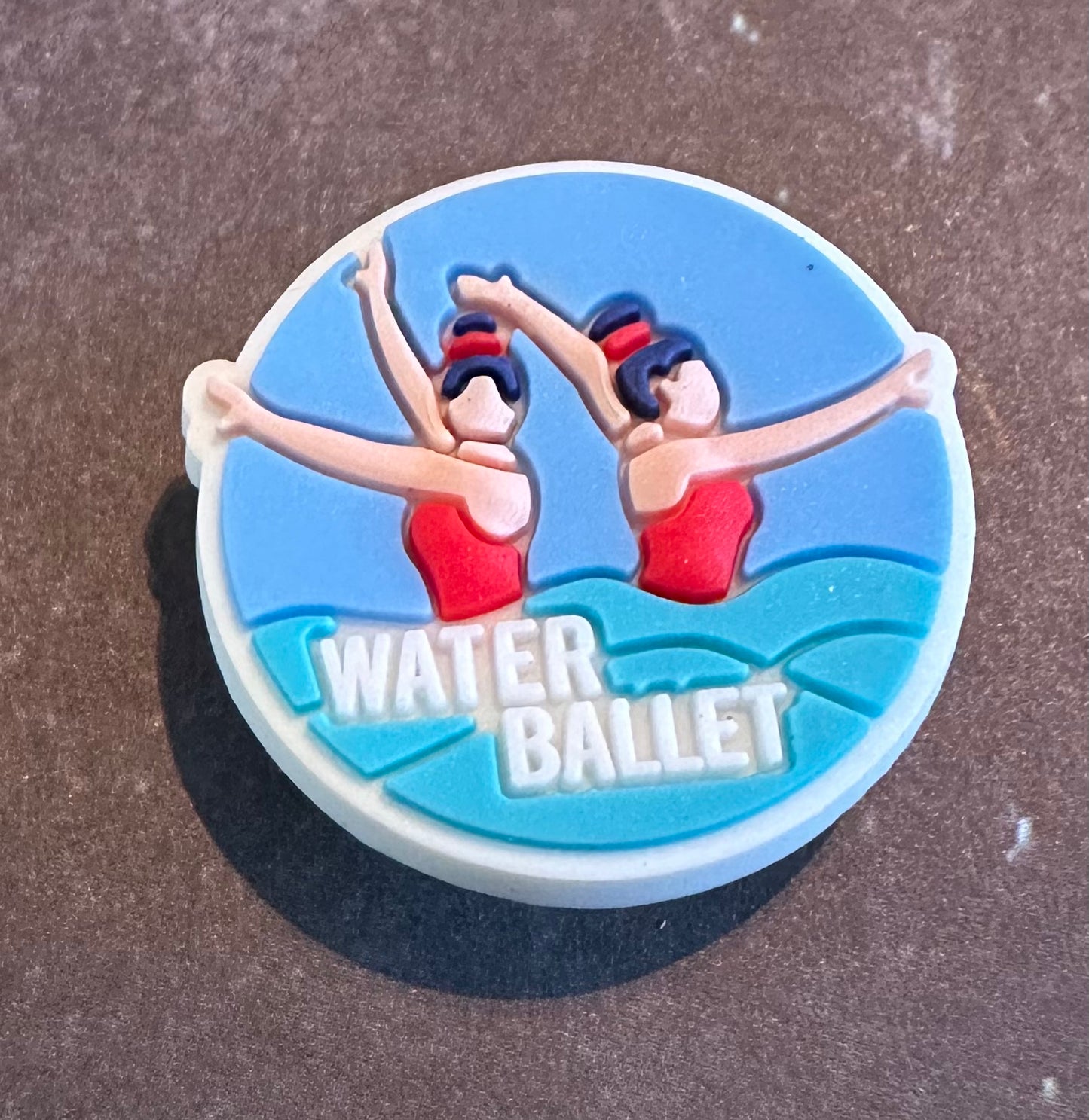 Water Ballet Shoe Charm
