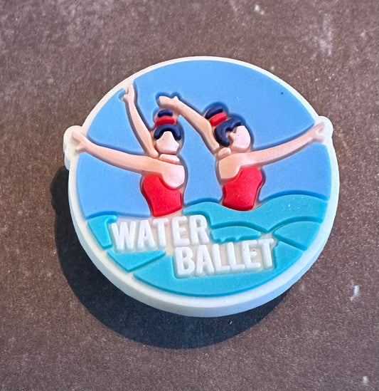 Water Ballet Shoe Charm