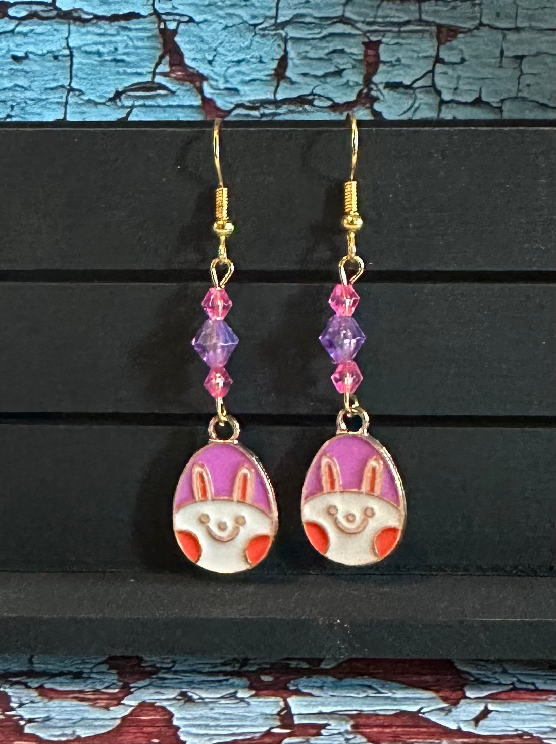 Easter Egg Charm Earrings