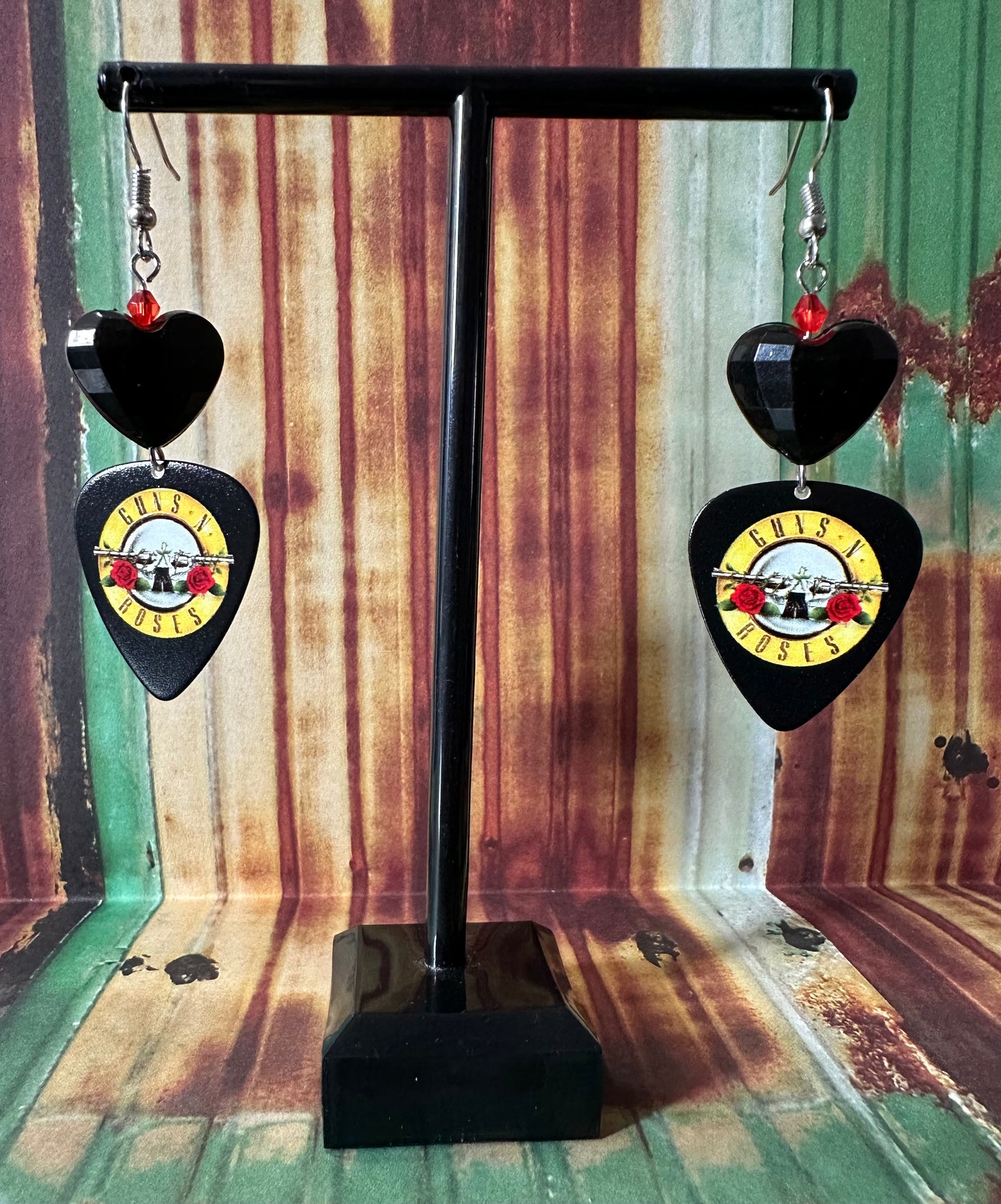 GNR guitar Pick Earrings
