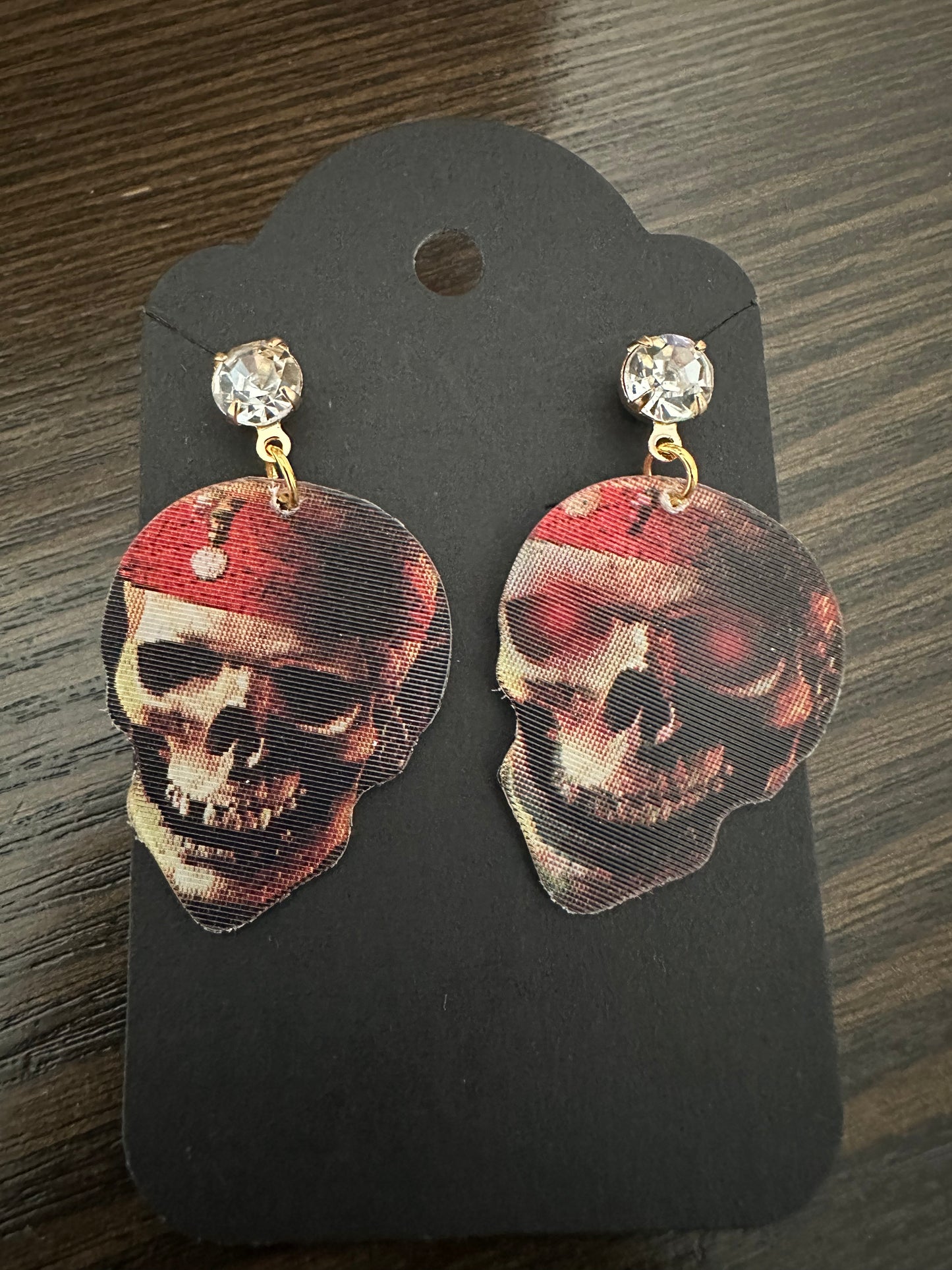 Pirates Motion Guitar pick earrings