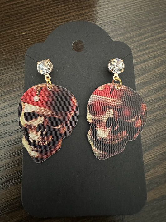 Pirates Motion Guitar pick earrings