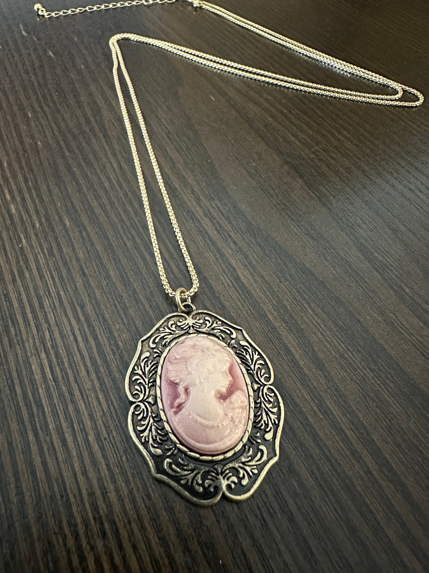 Cameo Pendant Necklace