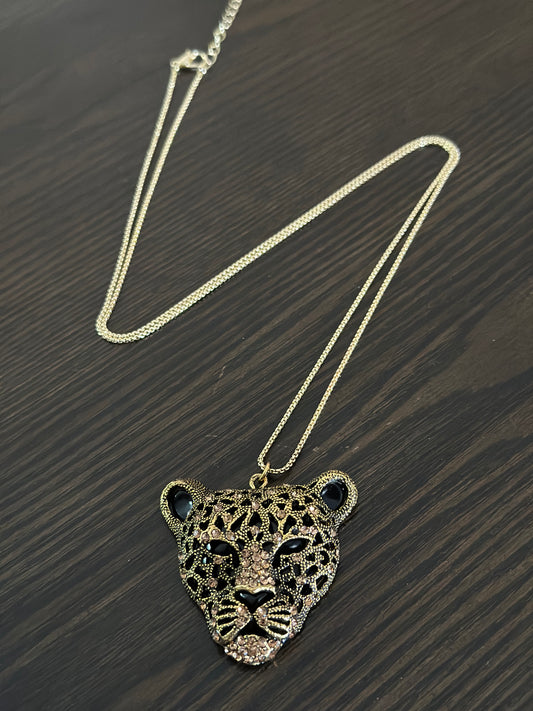 Leopard Pendant Necklace