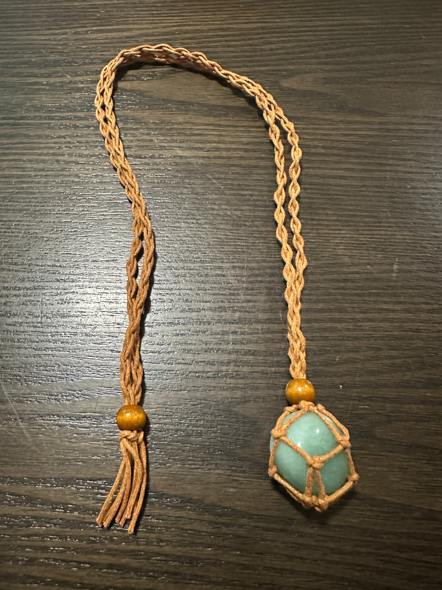 Green Aventurine Rope Necklace