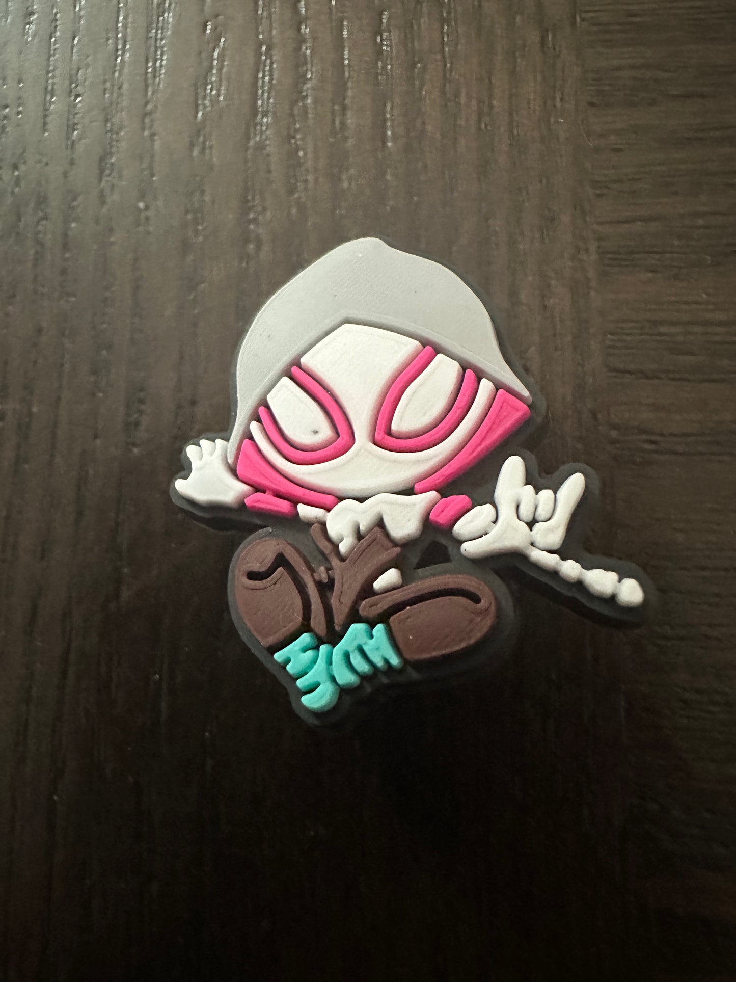 Gwen Spidey shoe charm