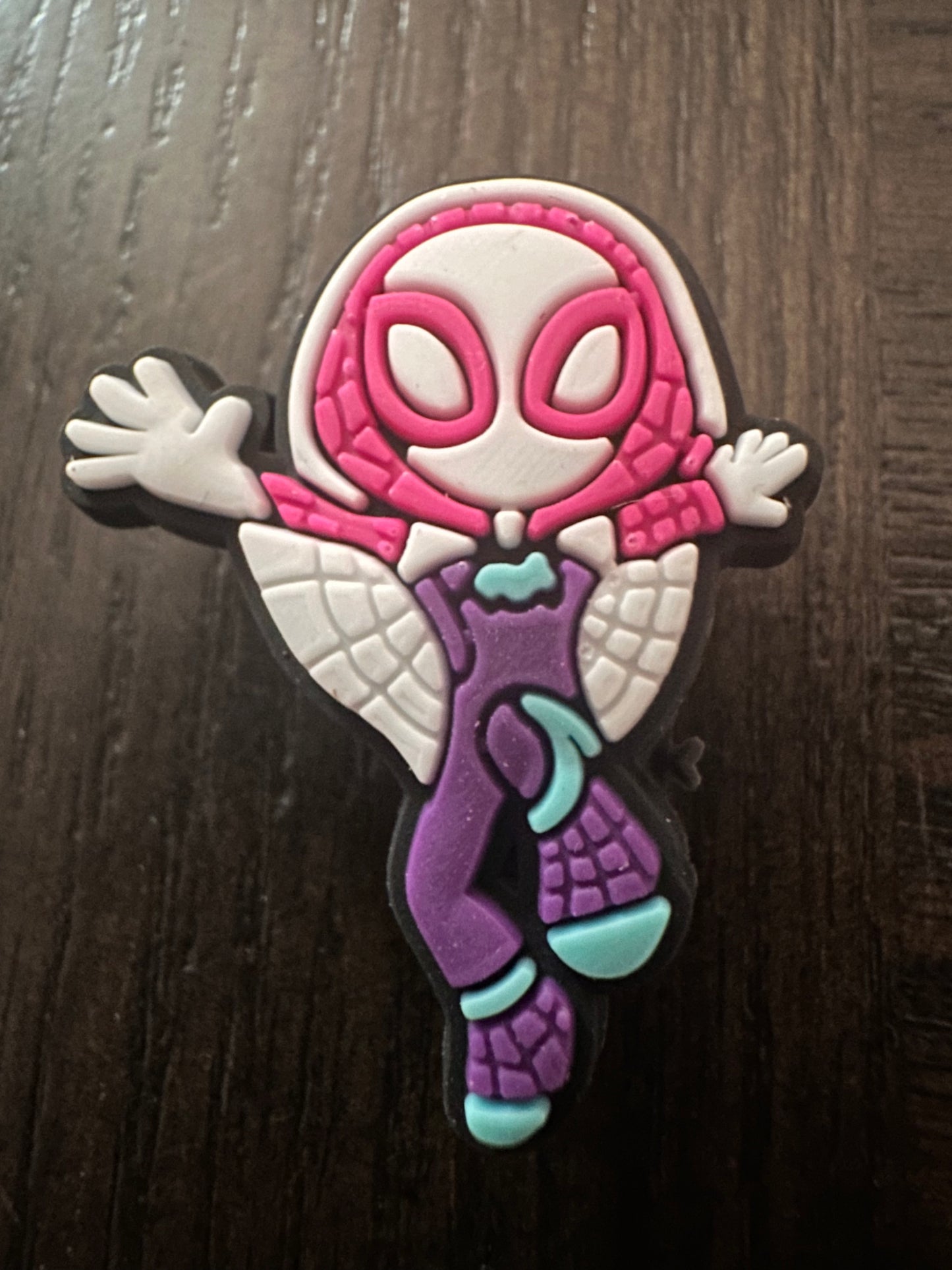 Gwen Spidey shoe charm