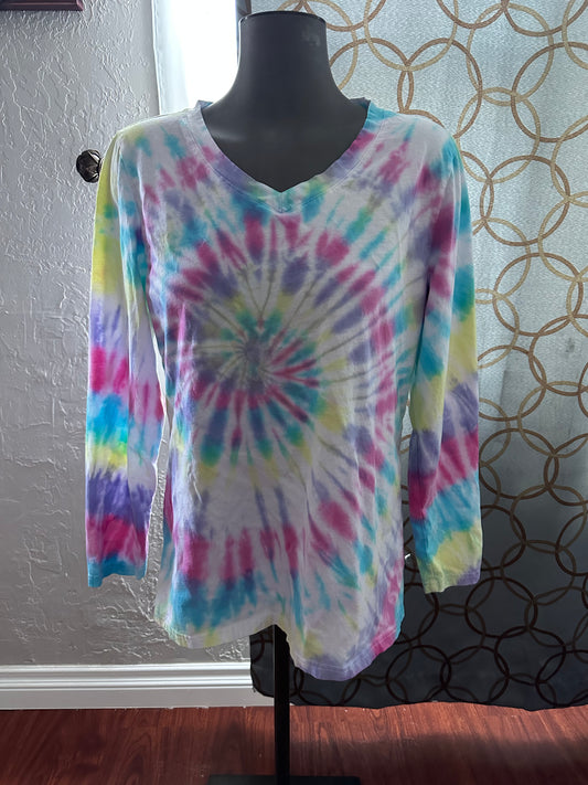 Tie-Dyed Wishing Light Long sleeve tee