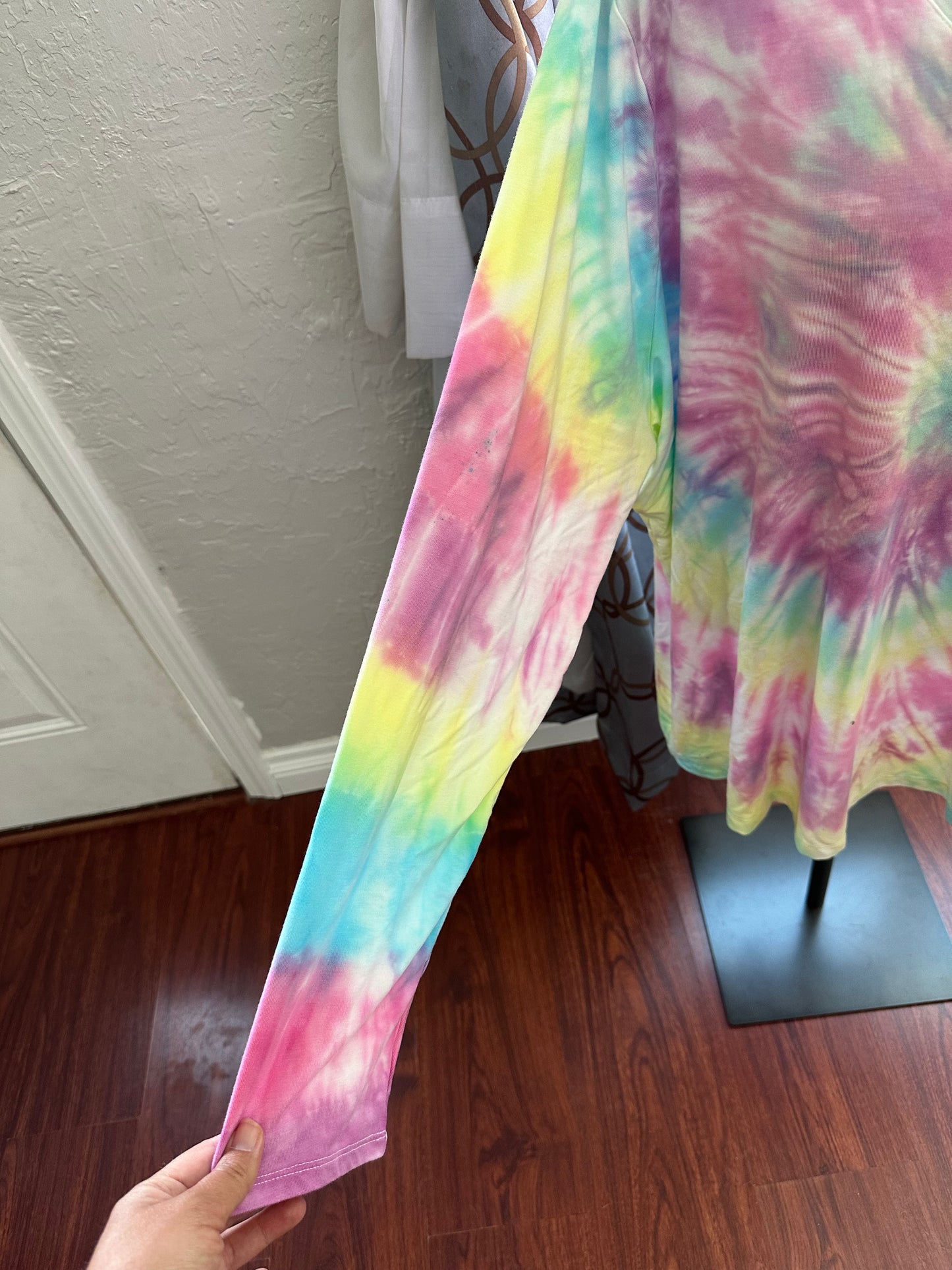 Sunshine Vibration Spiral Long sleeve Tie-Dye Tee
