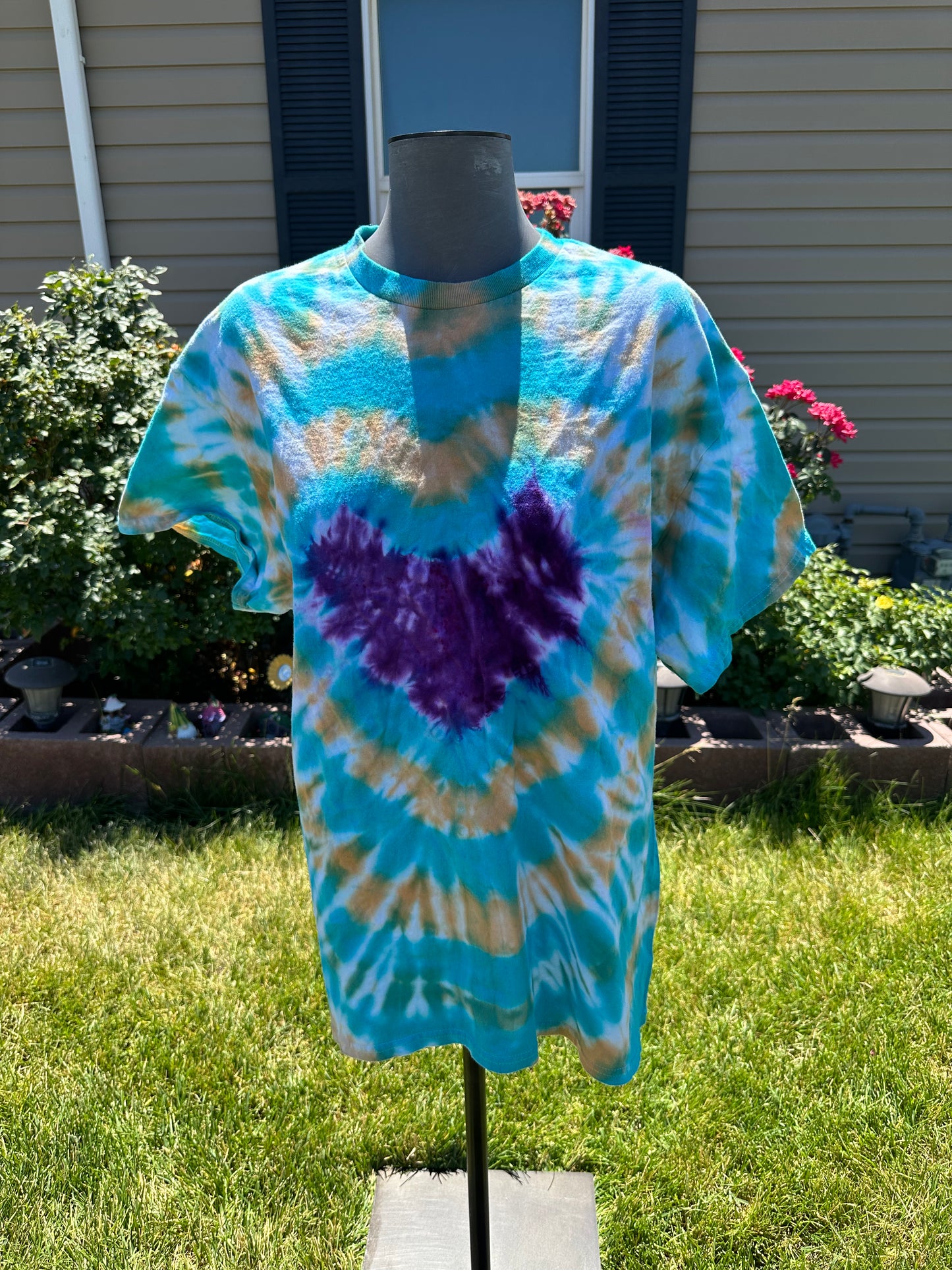 High Vibration Heart Tie-Dye