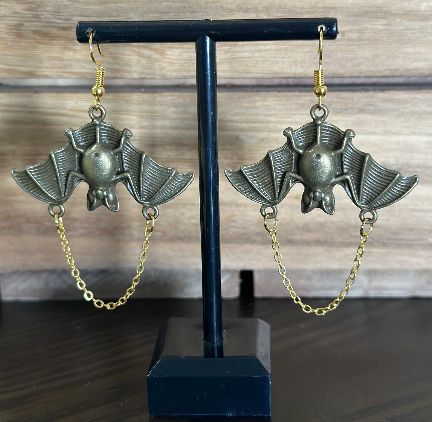 Hanging Bats Earrings