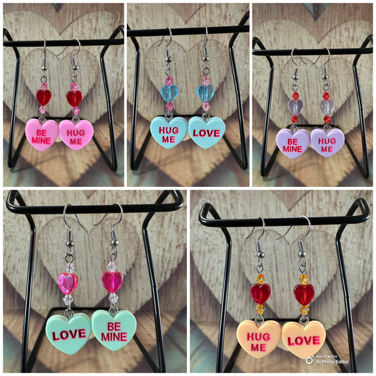 Valentines Candy Earrings!