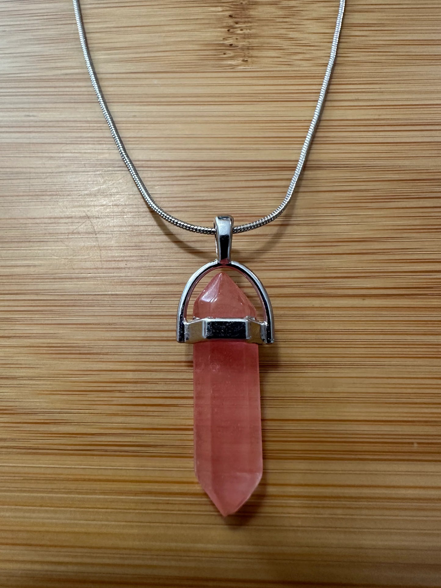 Crystal Dagger Pendant Necklaces
