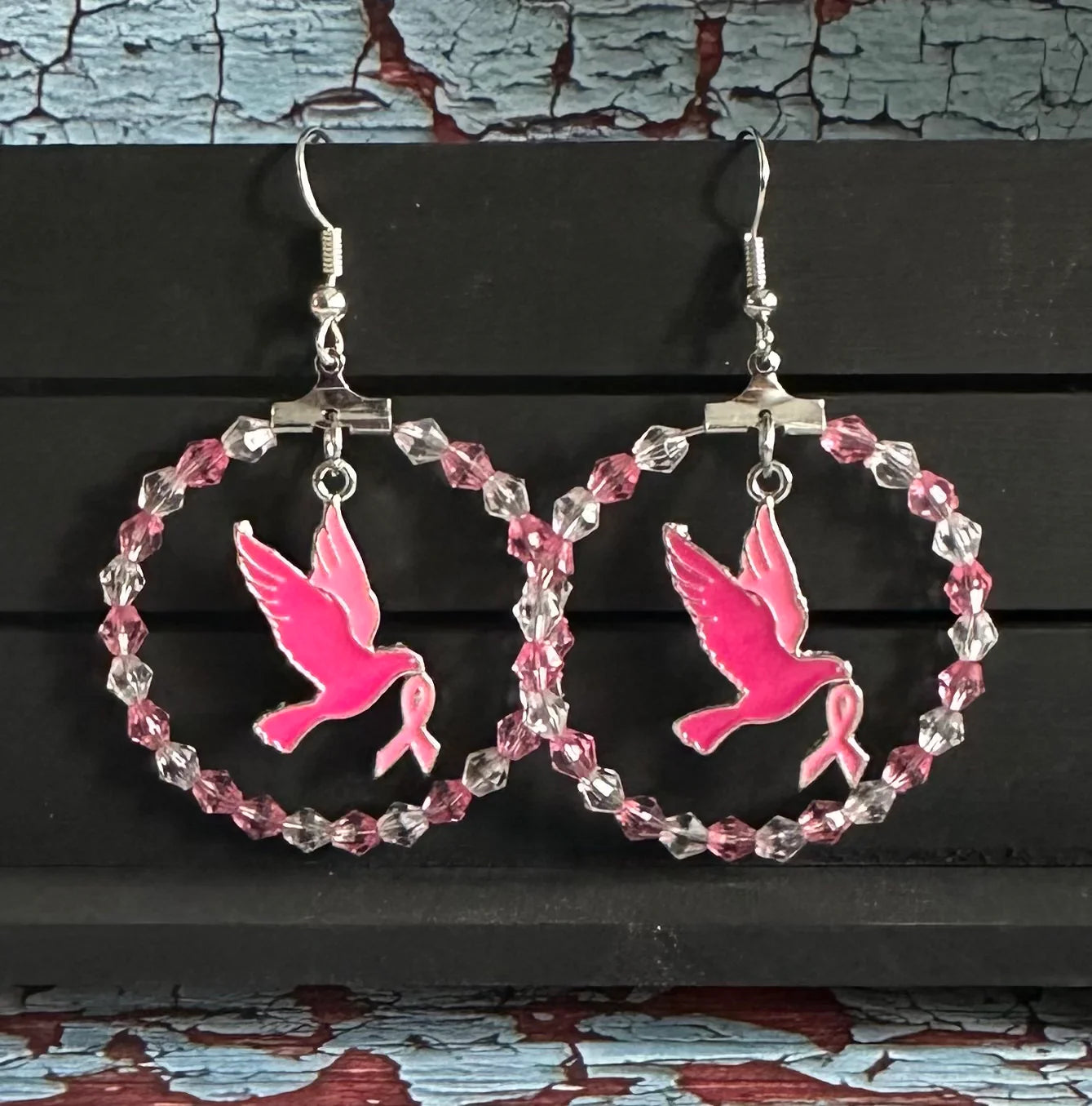 Breast Cancer Awareness Earrings