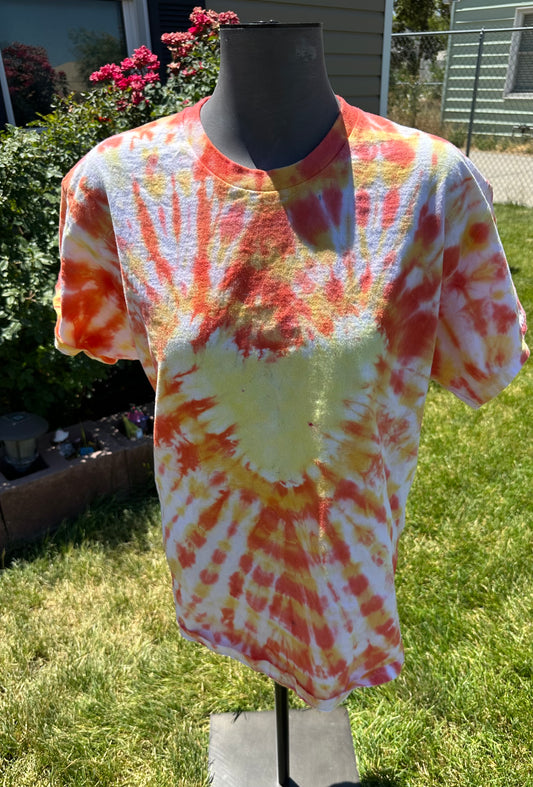 Summer love Heart Tie-Dye Tee