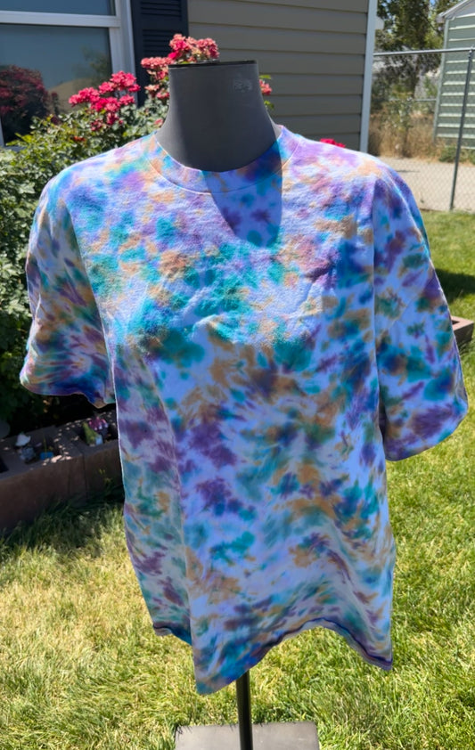 Watercolor Static Tie-Dye tee