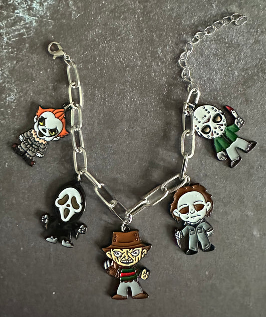 Horror Charm Bracelet