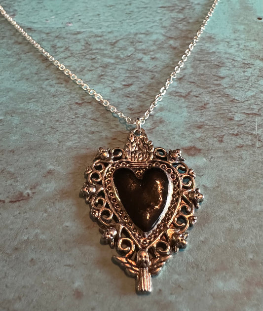 Gothic Heart Necklace